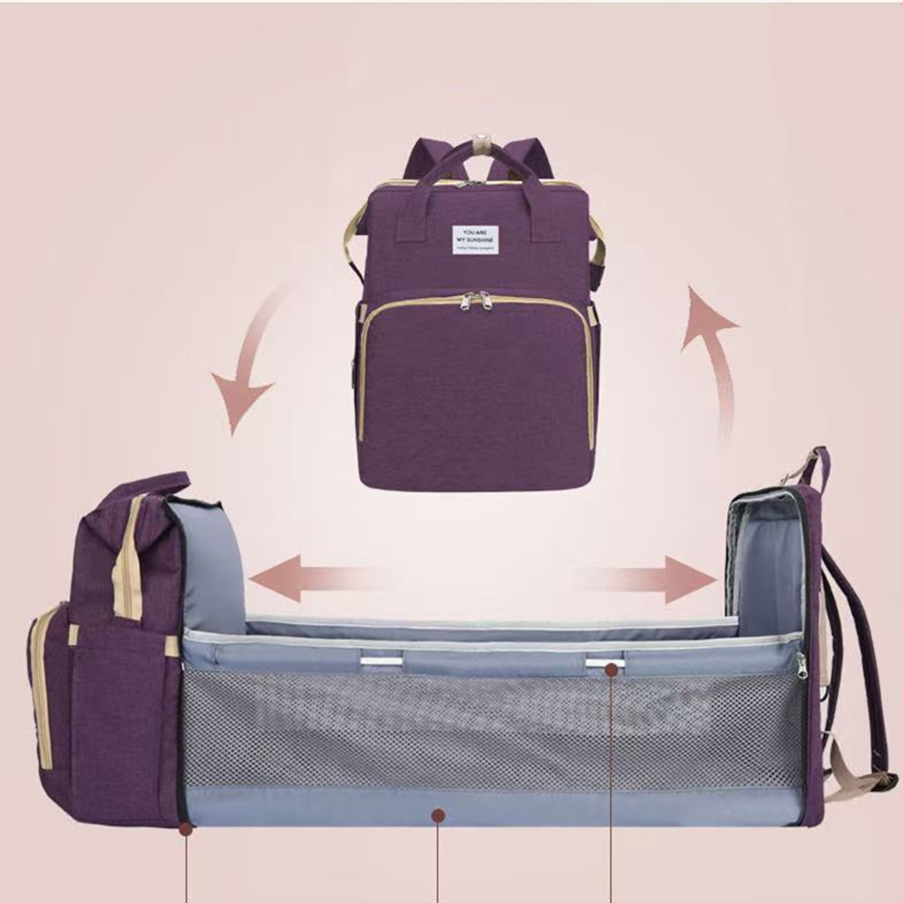 Baby Nursery Bags - Folding Mommy Bag Lightweight Portable Folding