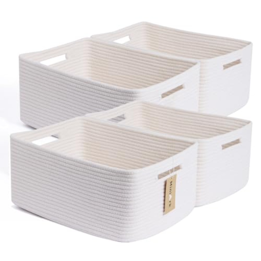 Baby Nursery Shelves - Large Storage Baskets for Organizing Closet