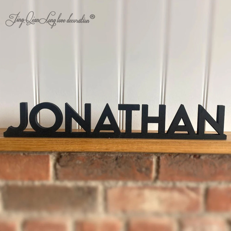 Baby Nursery Shelves - Custom Personalised Wood Name Signs With