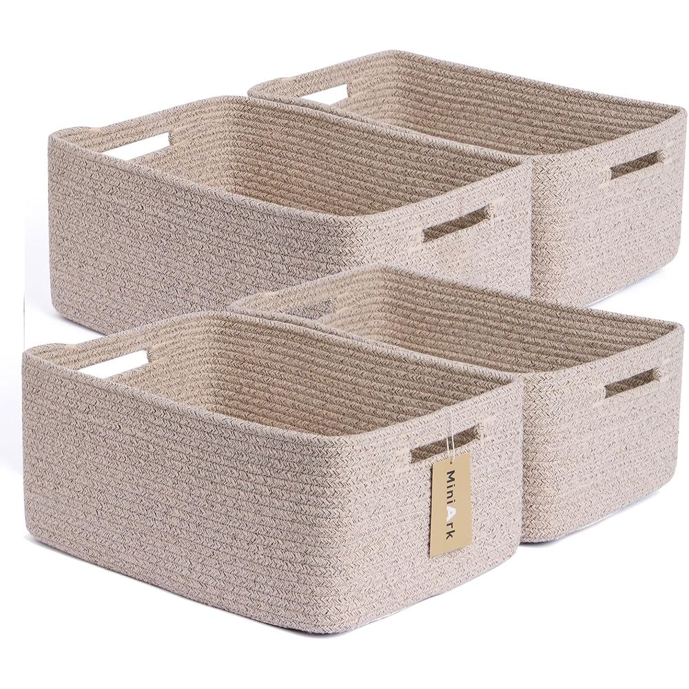 Baby Nursery Shelves - Large Storage Baskets for Organizing, Closet