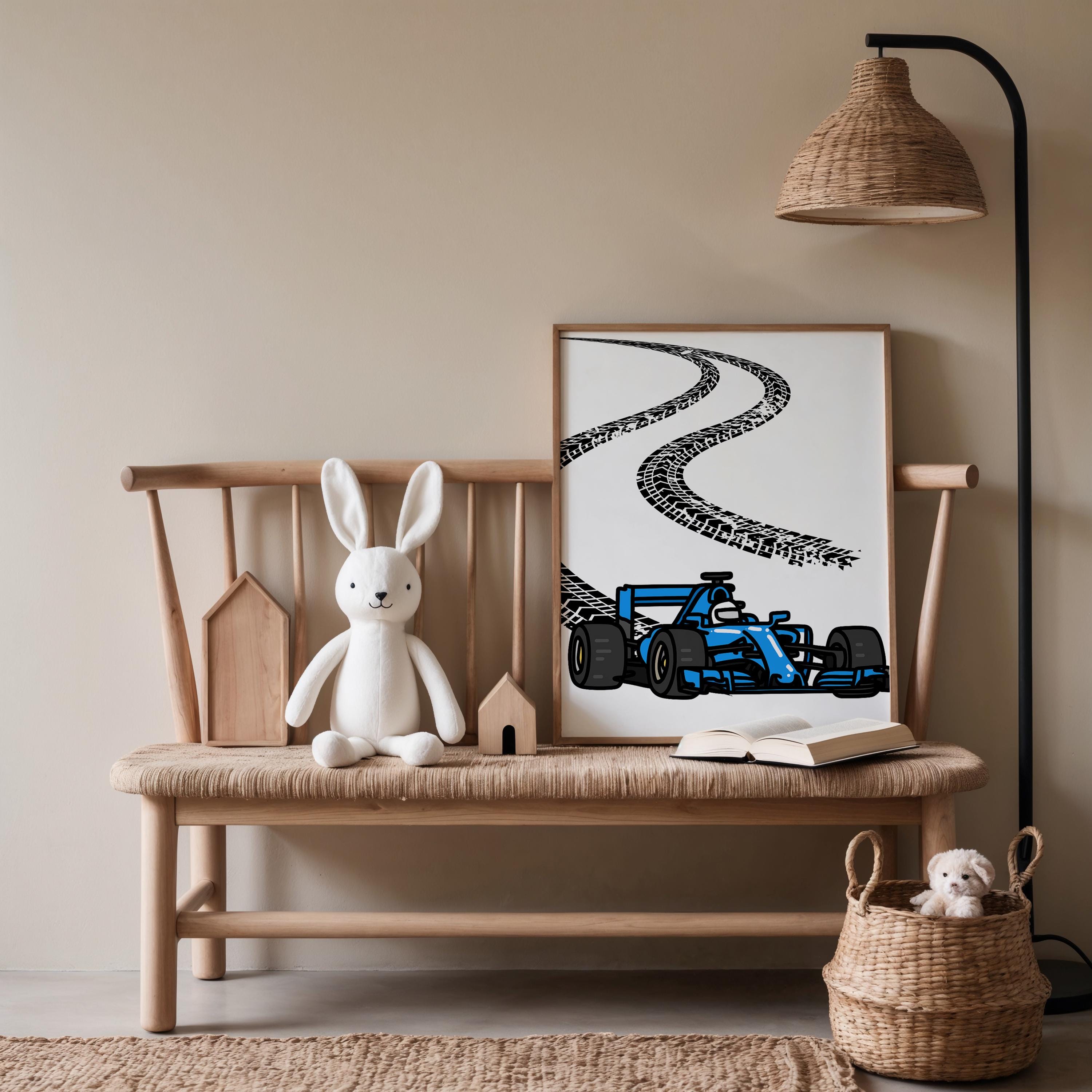 Custom Name Racing Car Nursery – обзор и цена Baby Nursery Art