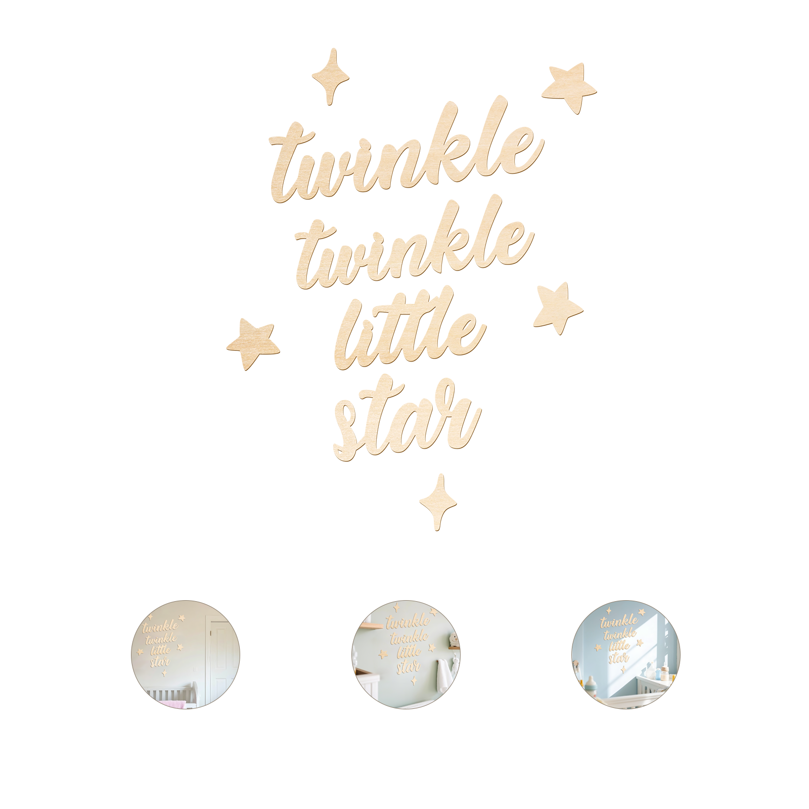 Twinkle Twinkle Little Star Wo – обзор и цена Baby Nursery Art