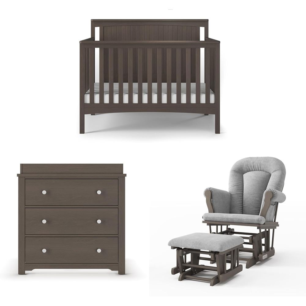 Scout 3-Piece Nursery Set, Inc – обзор и цена Changing Table Topper