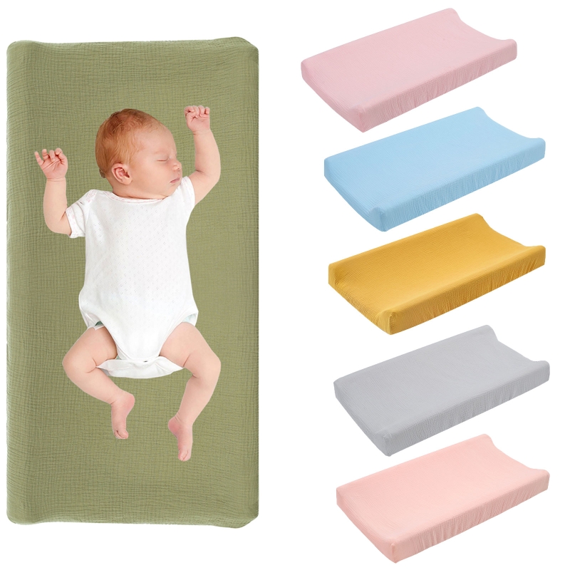 Solid Color Baby Diaper Changi – обзор и цена Changing Table Topper