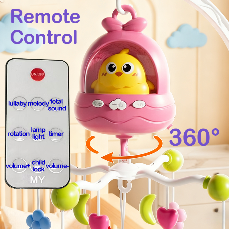 360° Bird Musical Remote Contr – обзор и цена Crib Mobile Musical