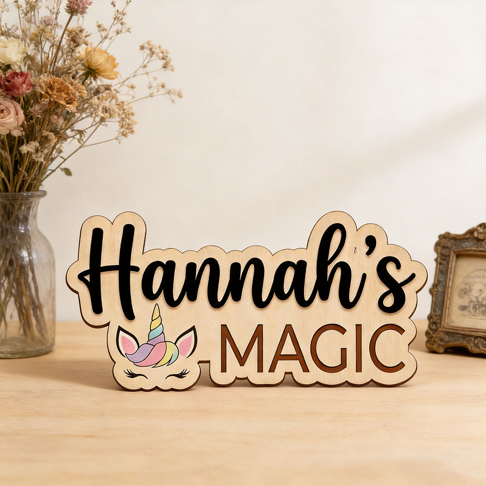 Custom Unicorn Magic Name Door – обзор и цена Baby Nursery Themes Girl