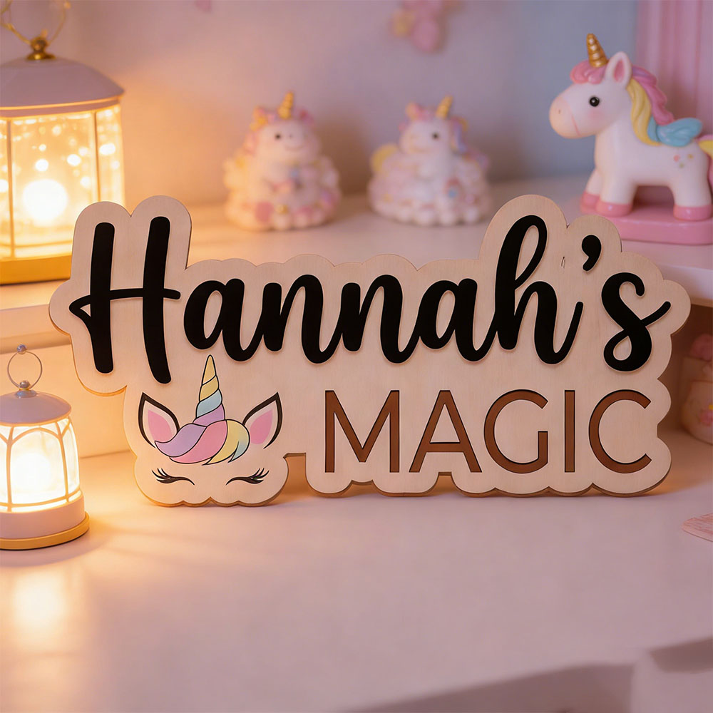 Custom Unicorn Magic Name Door – обзор и цена Baby Nursery Themes Girl