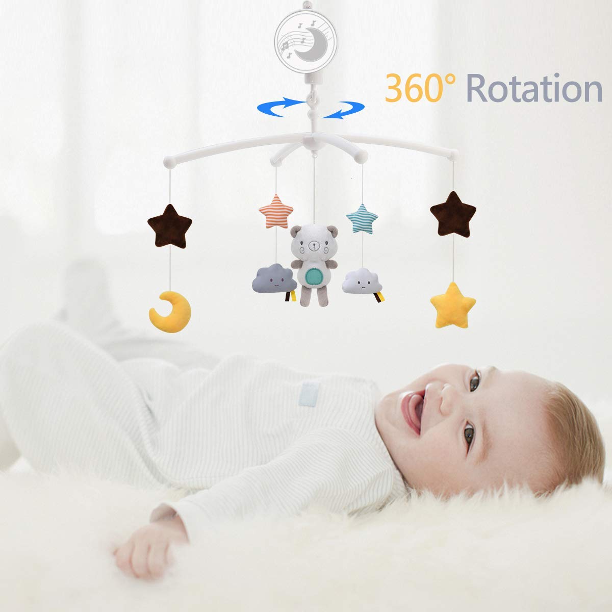 Baby Crib Mobiles Rattles Musi – обзор и цена Crib Mobile Musical