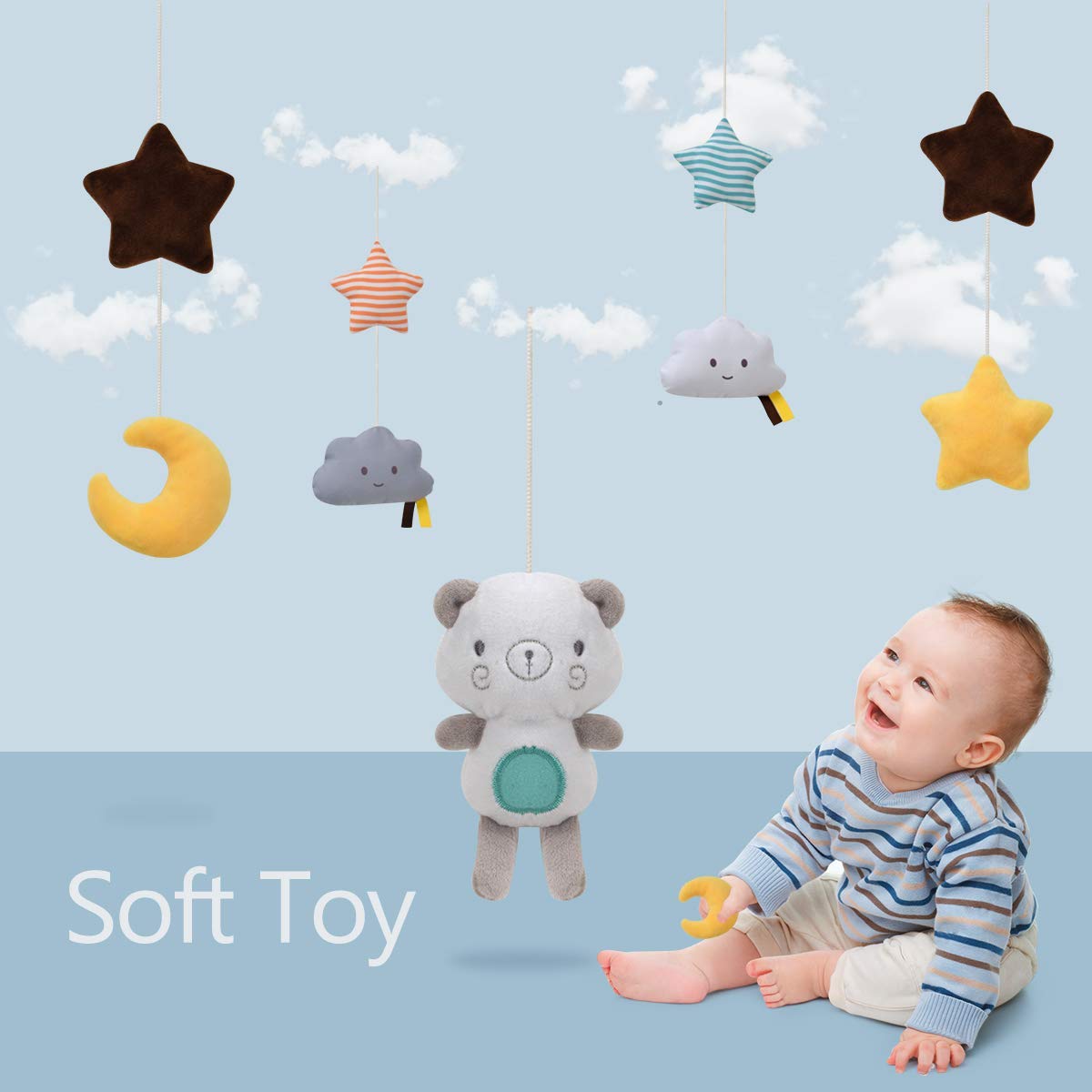 Baby Crib Mobiles Rattles Musi – обзор и цена Crib Mobile Musical