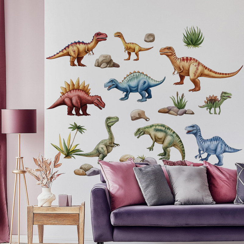 Dinosaur Wall Sticker Baby Kid – обзор и цена Baby Nursery Mural Wallpaper