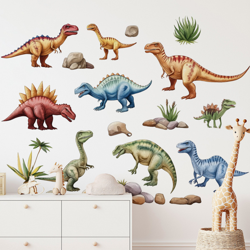 Dinosaur Wall Sticker Baby Kid – обзор и цена Baby Nursery Mural Wallpaper