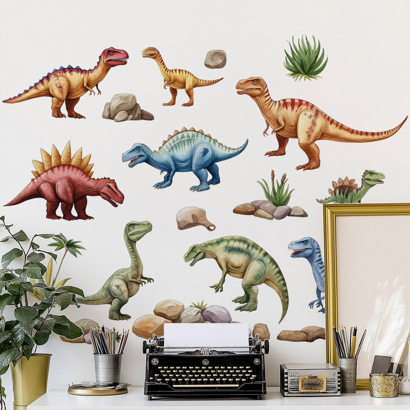 Dinosaur Wall Sticker Baby Kid – обзор и цена Baby Nursery Mural Wallpaper