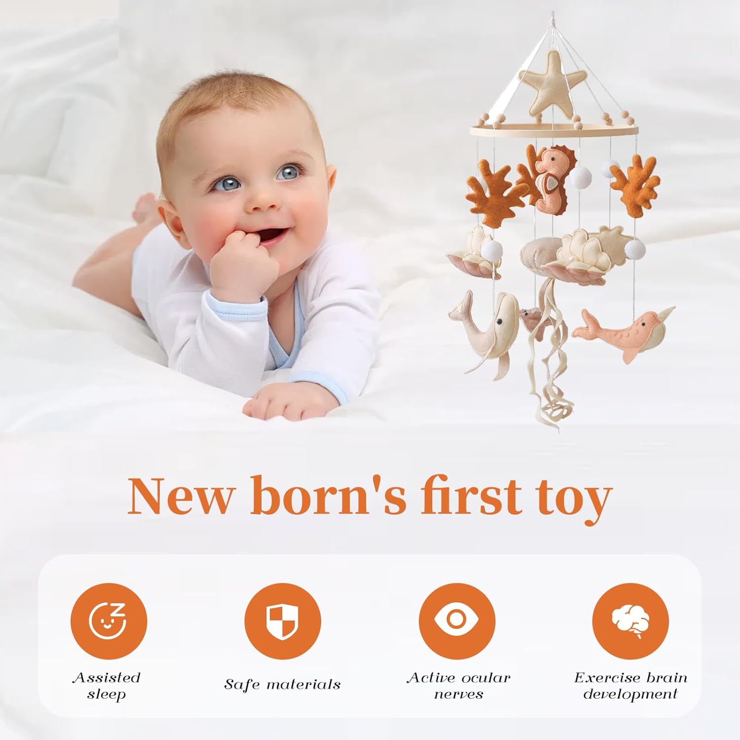 Wooden Crib Mobile Baby Bed Be – обзор и цена Crib Mobile Musical