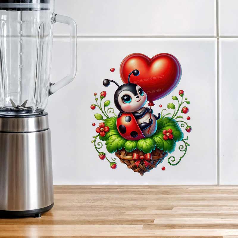 Cute Ladybug Wall Sticker Baby – обзор и цена Baby Nursery Mural Wallpaper