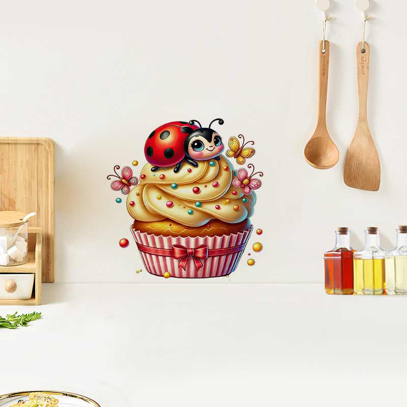 Cute Ladybug Wall Sticker Baby – обзор и цена Baby Nursery Mural Wallpaper