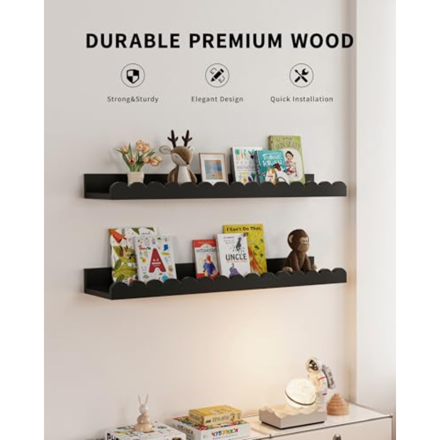 Nursery Book Shelves 4-Pack Fl – обзор и цена Baby Nursery Shelves
