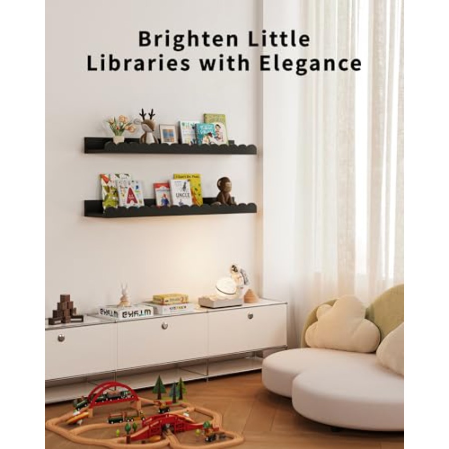Nursery Book Shelves 4-Pack Fl – обзор и цена Baby Nursery Shelves
