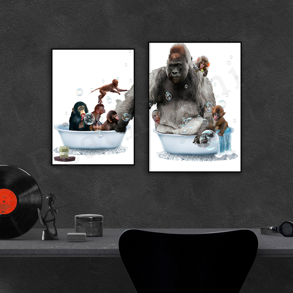 Gorilla Nursery Tub Print, Bab – обзор и цена Baby Nursery Zoo Animals