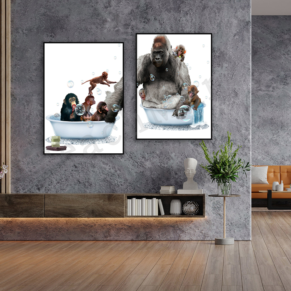 Gorilla Nursery Tub Print, Bab – обзор и цена Baby Nursery Zoo Animals