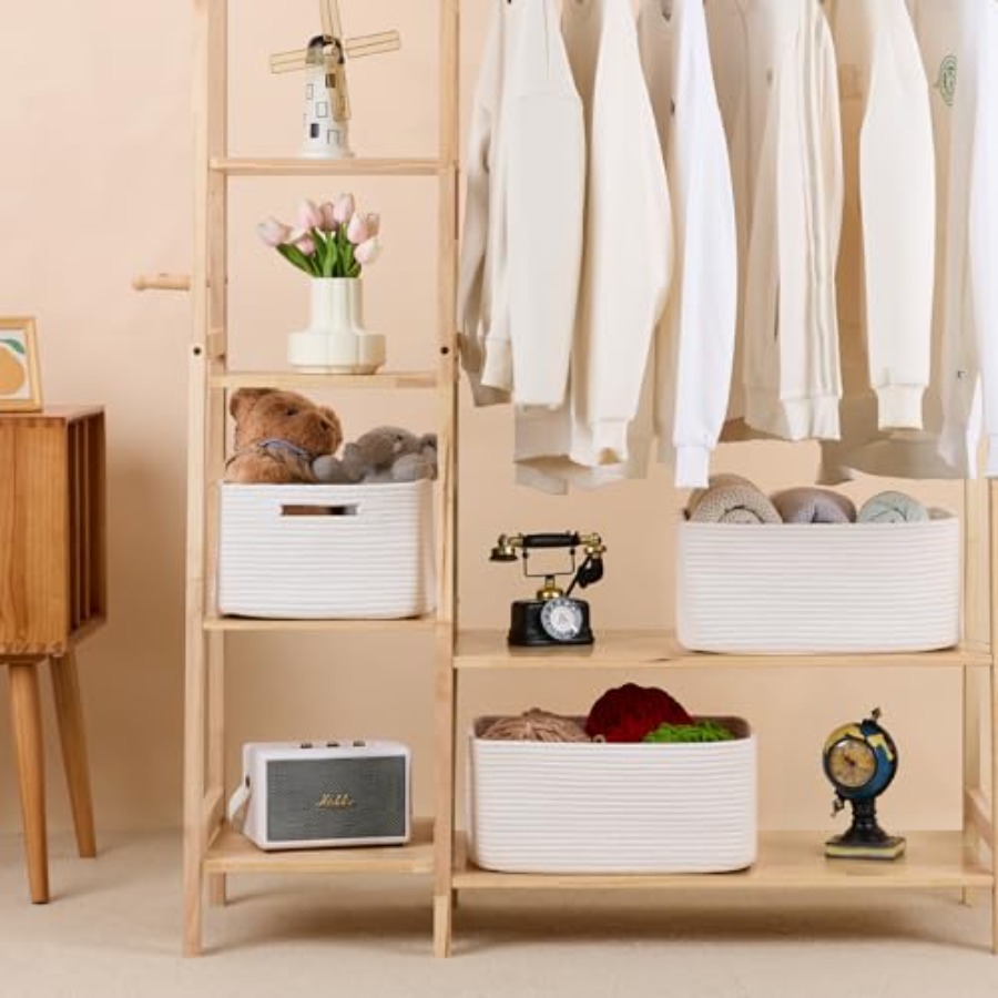 Large Storage Baskets for Orga – обзор и цена Baby Nursery Shelves