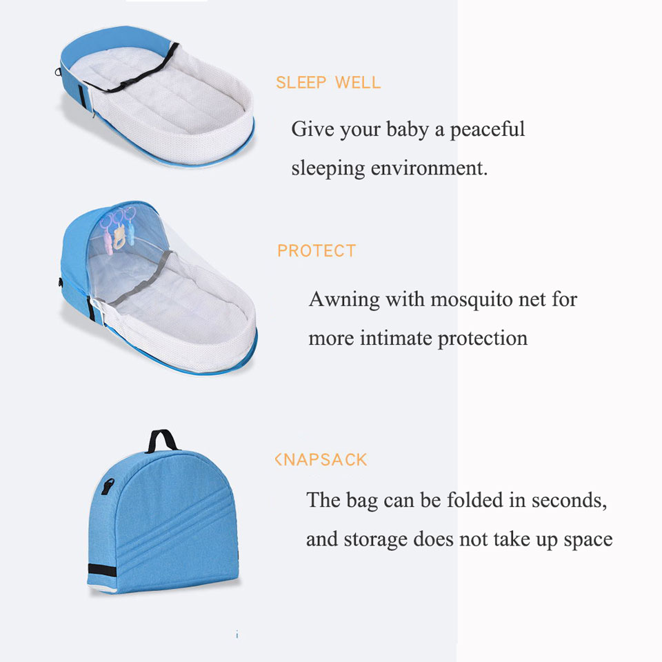 Portable Travel Baby Crib Fold – обзор и цена Baby Nursery Elephant