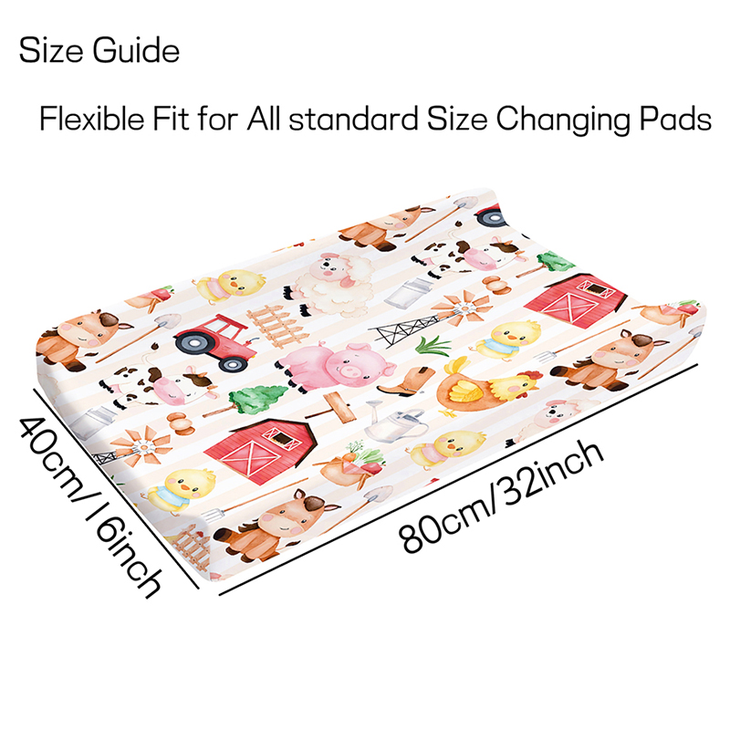 Diaper Changing Pad Cover Prin – обзор и цена Changing Table Topper