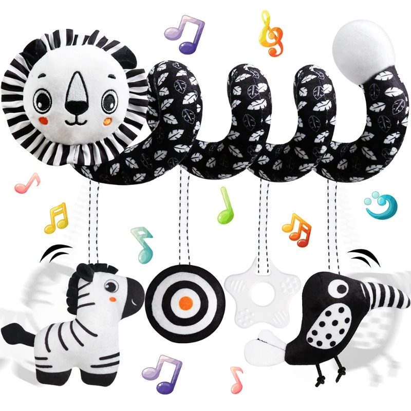 Baby Carseat Toy Black & White – обзор и цена Crib Mobile Musical