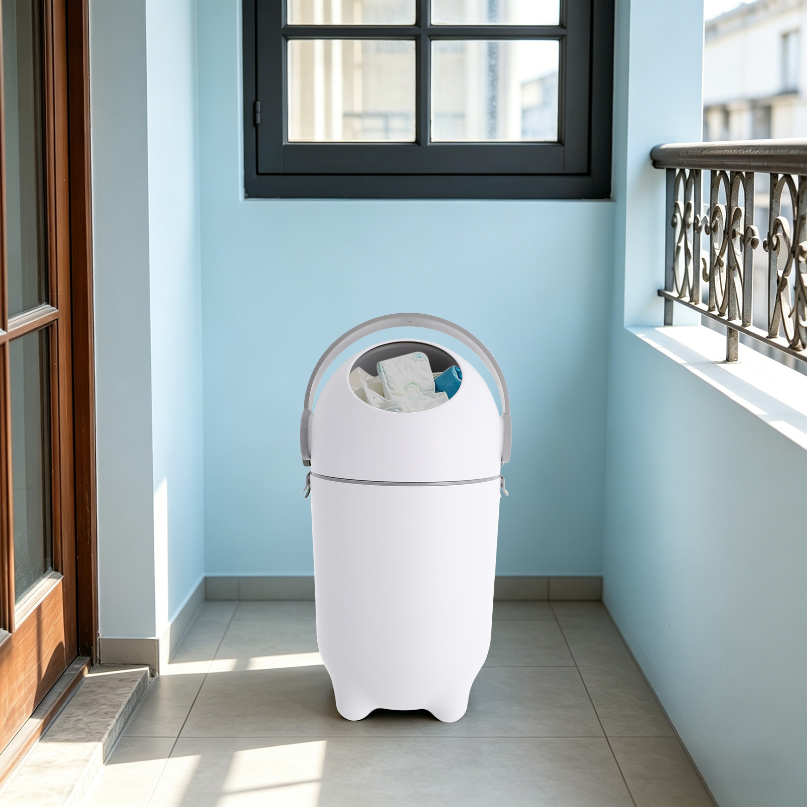 Odorless Diaper Pail, Airtight – обзор и цена Baby Nursery Bags