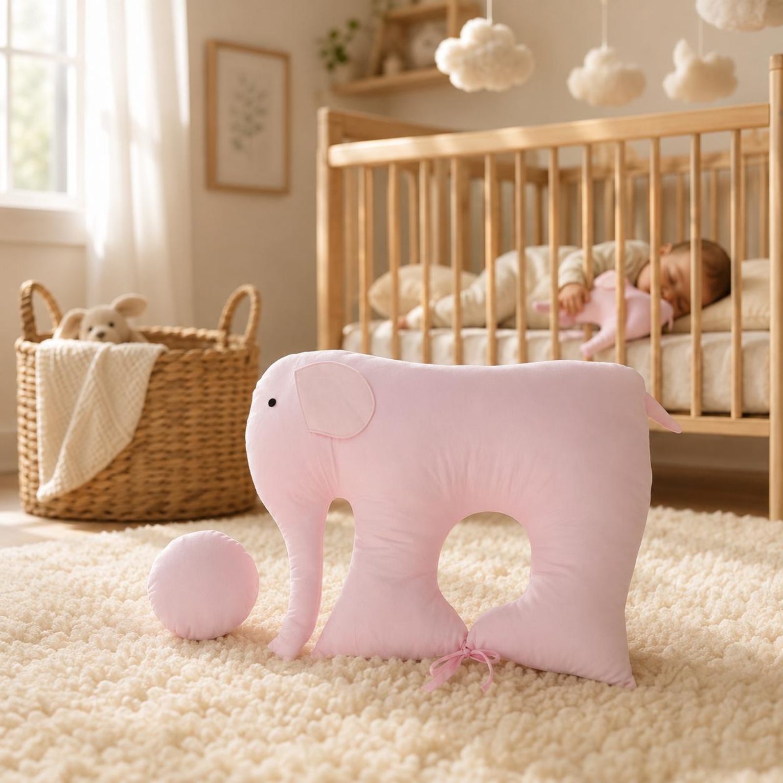 Elephant Baby Pillow Removable – обзор и цена Baby Nursery Nurse