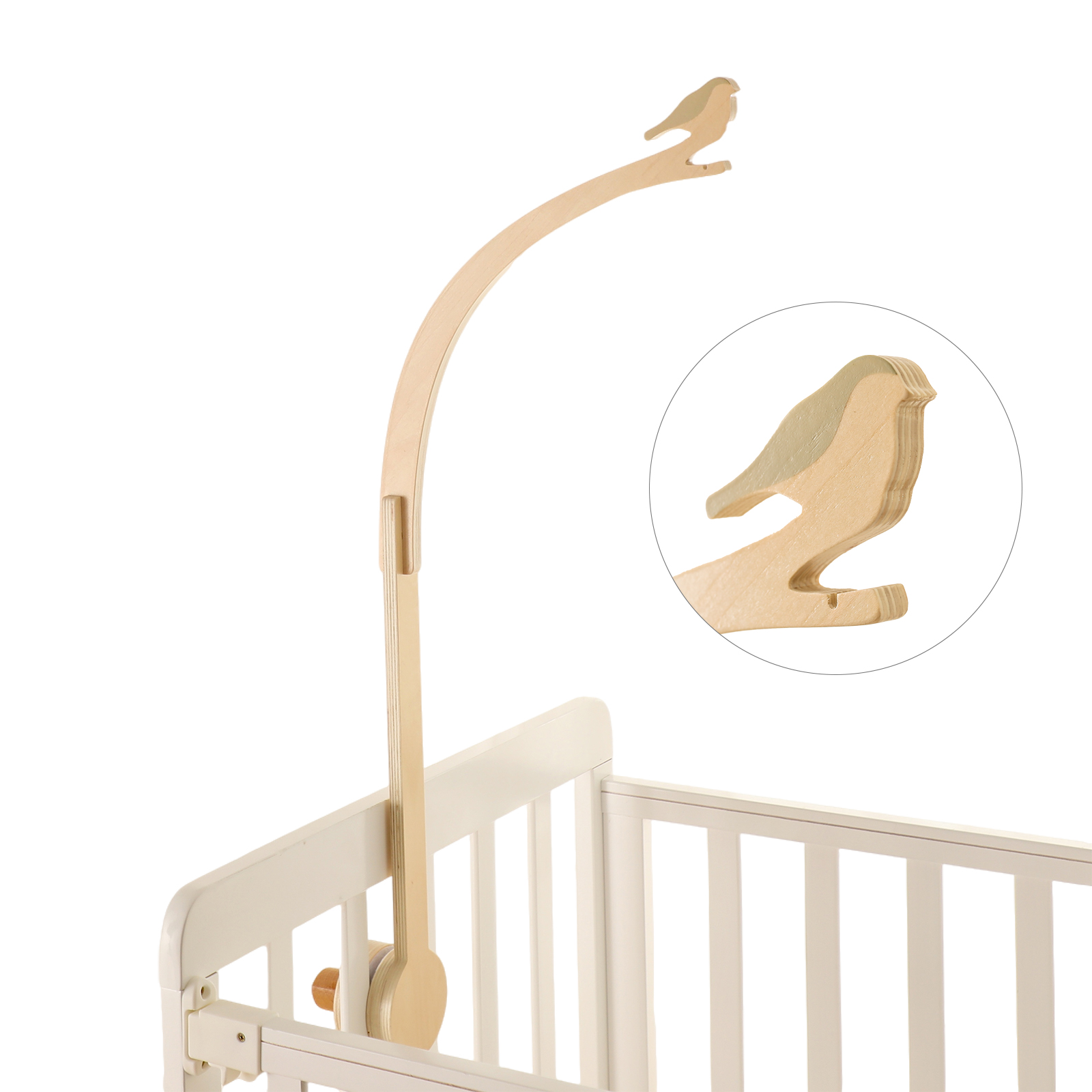 Baby Wooden Little Birdie Bed  – обзор и цена Crib Mobile Musical