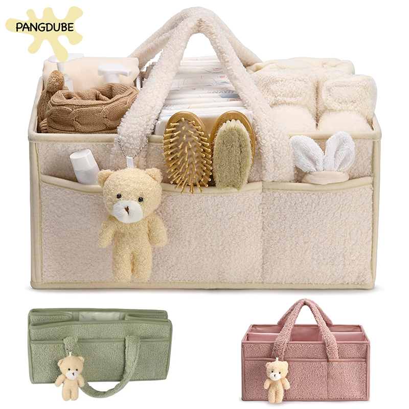 PANGDUBE Plush Diaper Stackers – обзор и цена Baby Nursery Bags