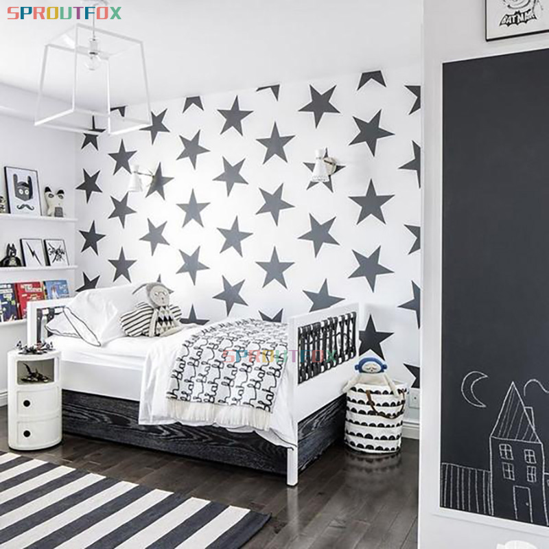 DIY Big Stars Vinyl Sticker Be – обзор и цена Baby Nursery Mural Wallpaper