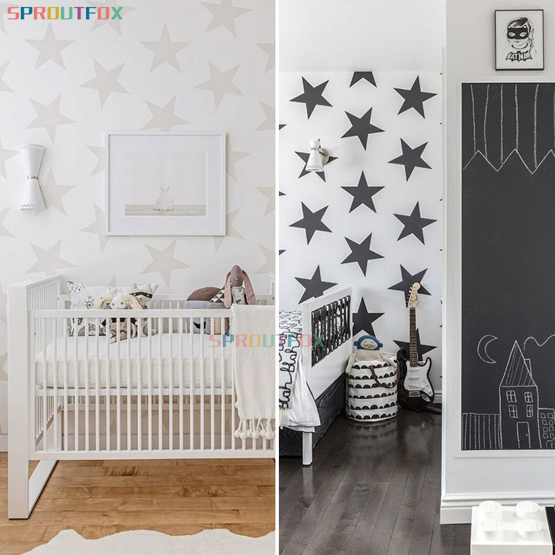 DIY Big Stars Vinyl Sticker Be – обзор и цена Baby Nursery Mural Wallpaper