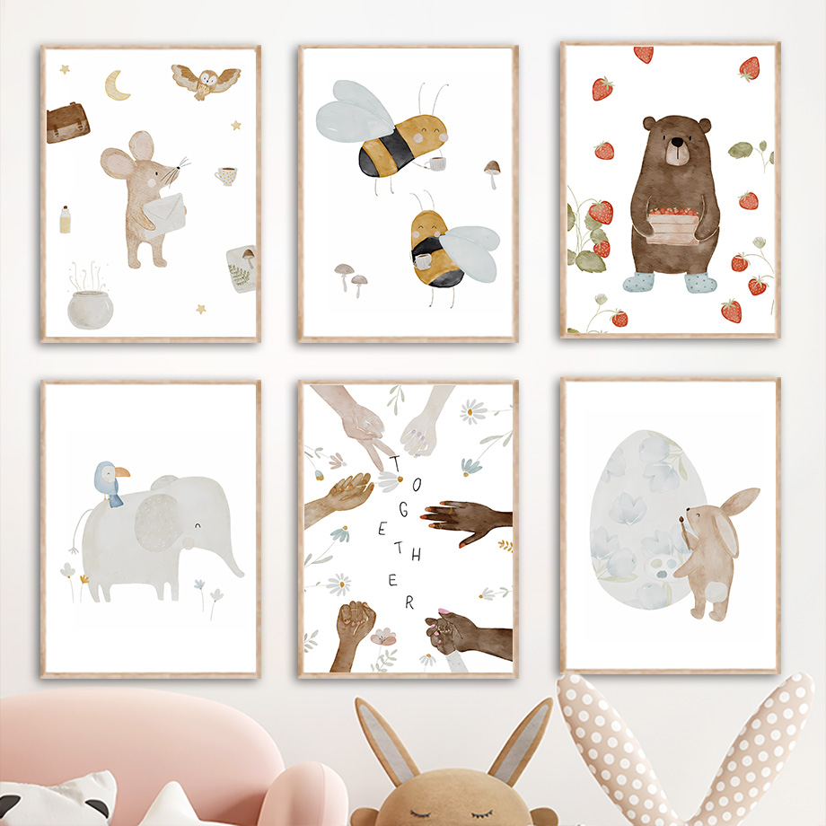 Boho Animals Friend Elephant R – обзор и цена Baby Nursery Elephant