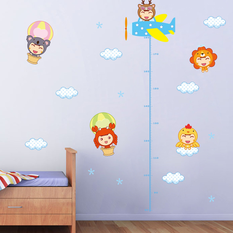 Cartoon Children Height Wall S – обзор и цена Baby Nursery Mural Wallpaper
