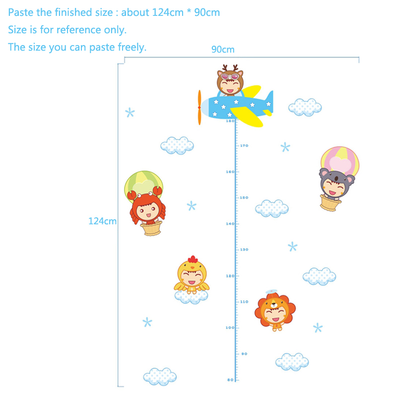 Cartoon Children Height Wall S – обзор и цена Baby Nursery Mural Wallpaper