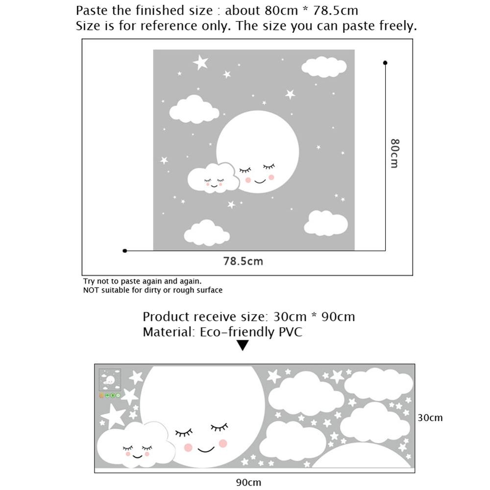 White Cartoon Smiling Cloud St – обзор и цена Baby Nursery Mural Wallpaper