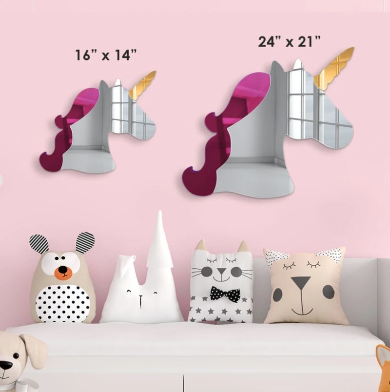 3D Acrylic Unicorn Wall Art Mi – обзор и цена Baby Nursery Themes Girl