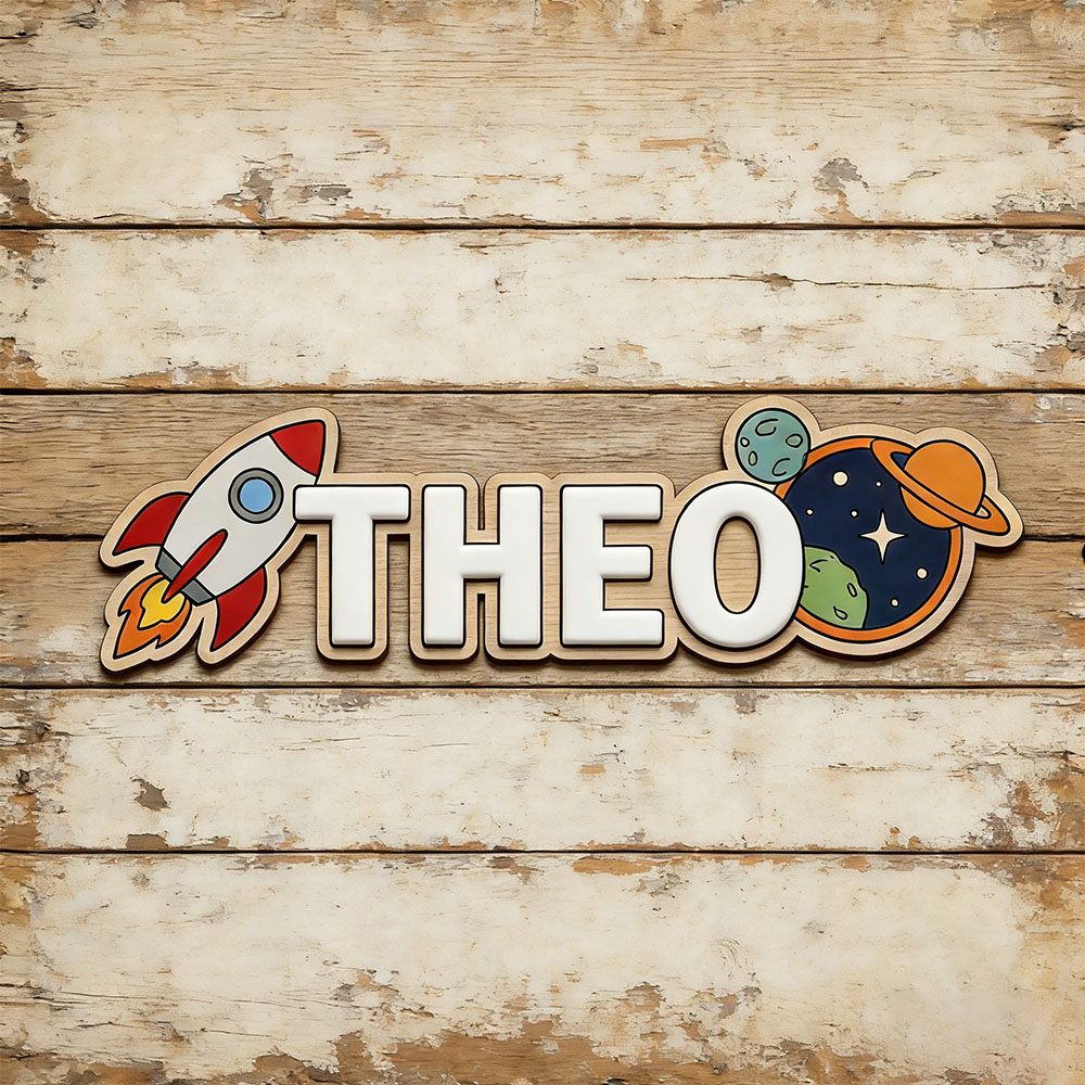 Personalized Space Rocket Name – обзор и цена Baby Nursery Usa