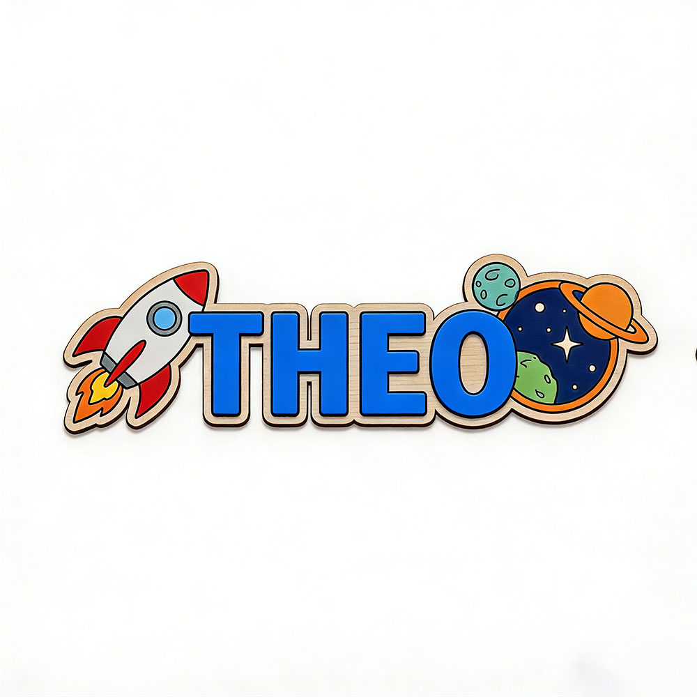 Personalized Space Rocket Name – обзор и цена Baby Nursery Usa