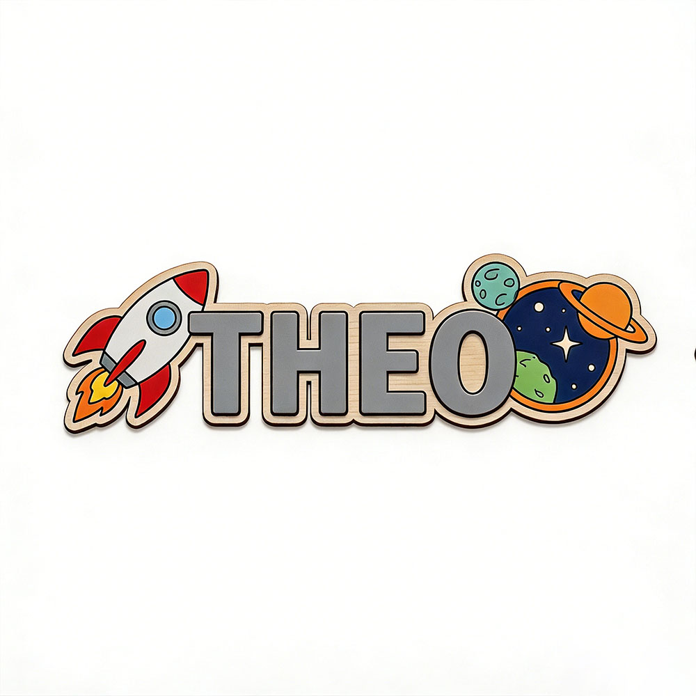 Personalized Space Rocket Name – обзор и цена Baby Nursery Usa