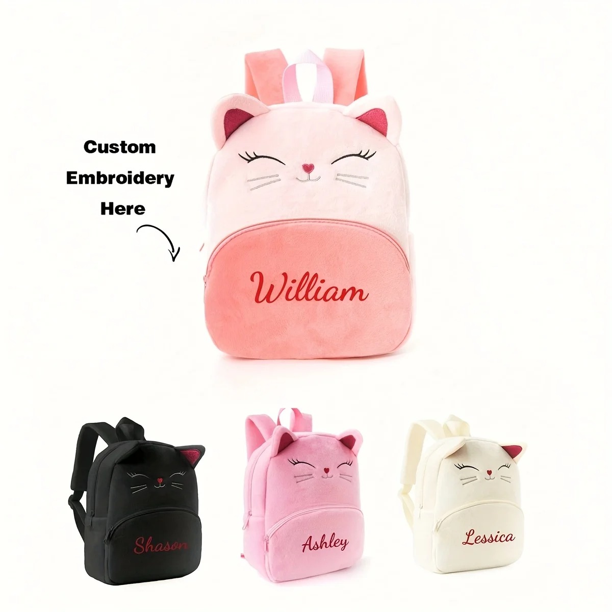 Customized Name Cartoon Cat Ba – обзор и цена Baby Nursery Bags