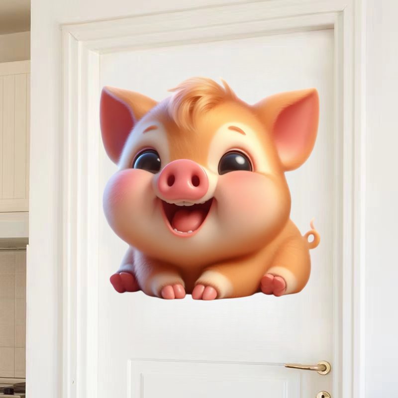 Cute piggy Wall Sticker Baby K – обзор и цена Baby Nursery Mural Wallpaper