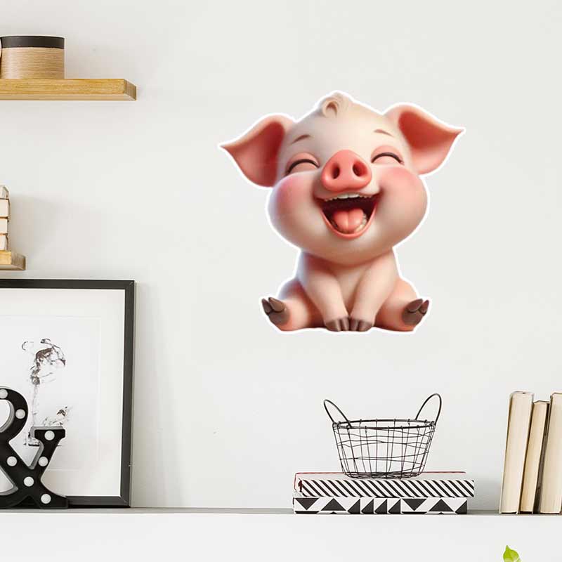 Cute piggy Wall Sticker Baby K – обзор и цена Baby Nursery Mural Wallpaper