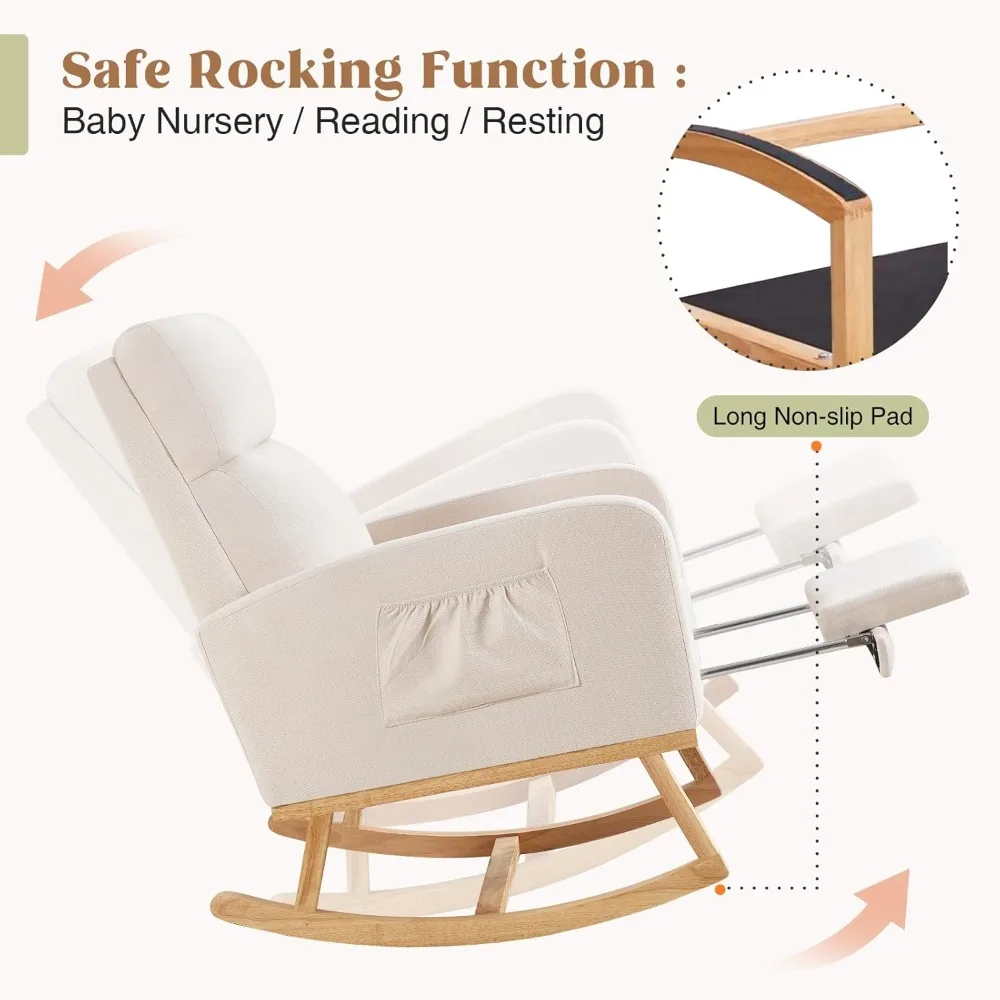 Nursing Glider Rocking Chair W – обзор и цена Baby Nursery Nurse