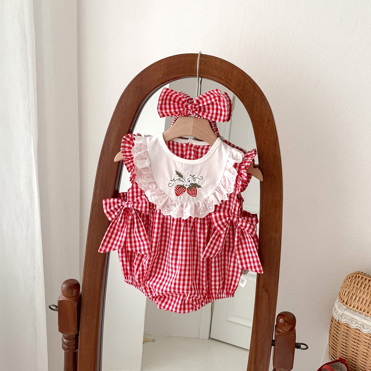 Summer Baby Girls Romper+Headb – обзор и цена Baby Nursery Embroidery