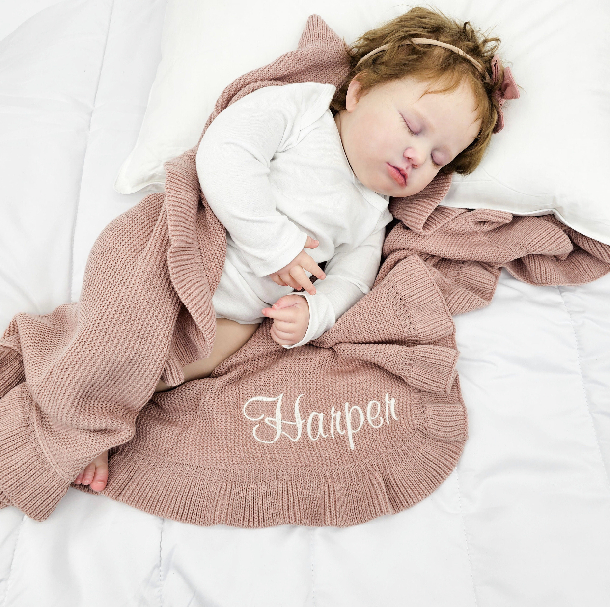 Personalized Knited Baby Blank – обзор и цена Baby Nursery Embroidery