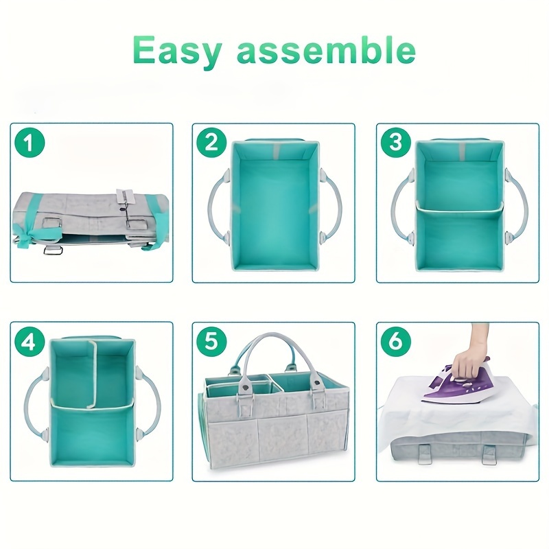 Baby Diaper Caddy Organizer fo – обзор и цена Baby Nursery Bags