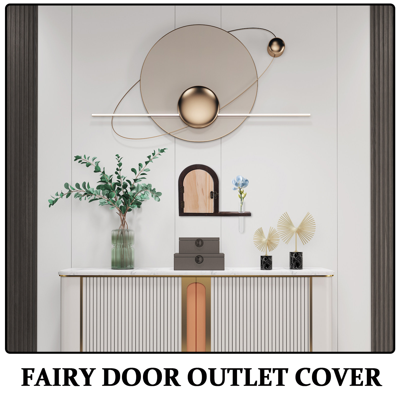 Fairy Door Wooden Outlet Cover – обзор и цена Baby Nursery Vase
