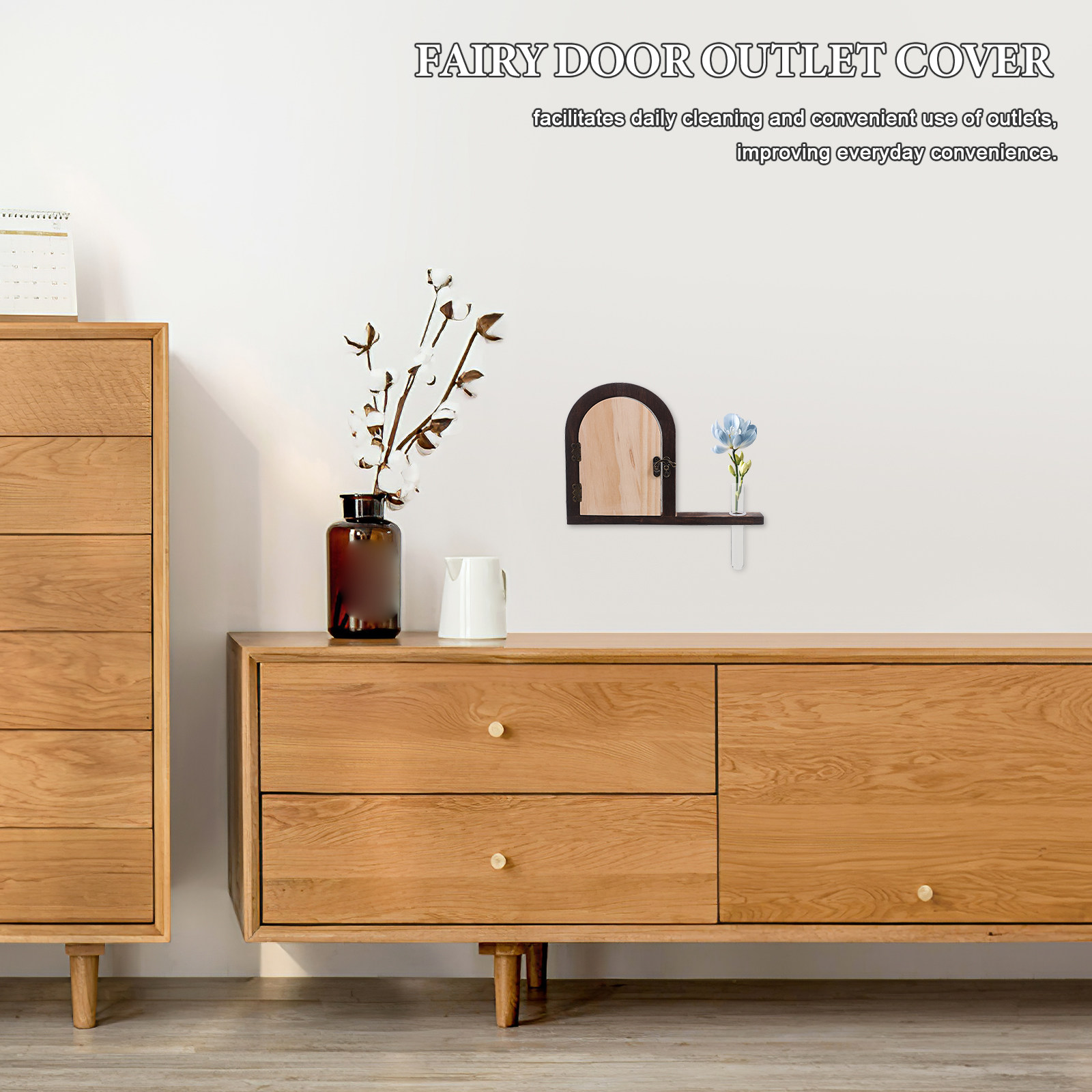 Fairy Door Wooden Outlet Cover – обзор и цена Baby Nursery Vase